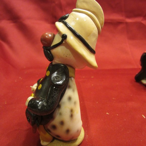 VTG 80'S FIREMAN HANDMADE, CLAY, VERY CUTE FIGURINE - Picture 2 of 6